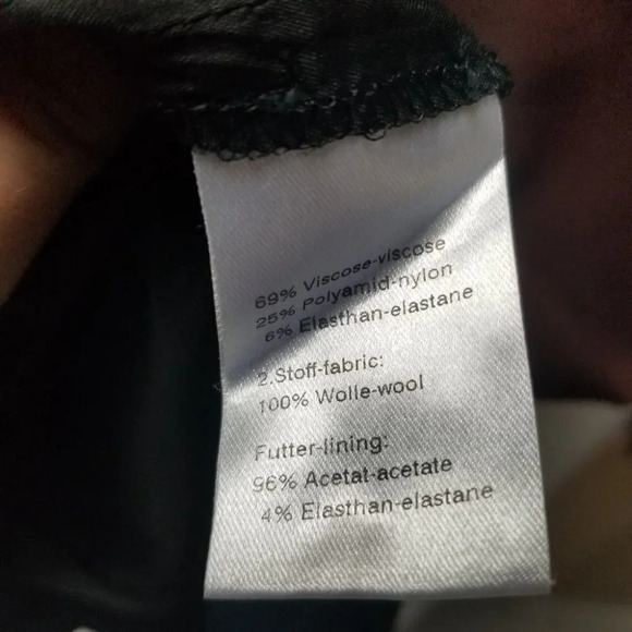 Akris Punto Colour Block Skirt Viscose Wool 8 - Picture 5 of 7